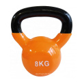 Plastic Dipping Vinyl Coated Solid Cast Iron Steel Home Gym Weight Strength Trainning Kettlebell